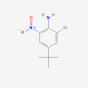 molecular formula C10H13BrN2O2 B1503867 2-溴-4-(叔丁基)-6-硝基苯胺 CAS No. 1027356-55-3