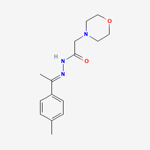 N'-[(1E)-1-(4-methylphenyl)ethylidene]-2-(morpholin-4-yl)acetohydrazide