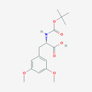 molecular formula C16H23NO6 B1503873 Boc-3,5-Dimethoxy-L-phenylalanine 