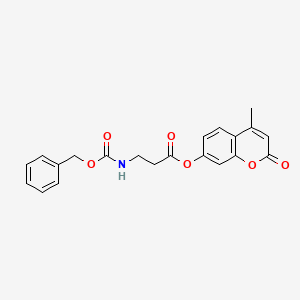 (4-methyl-2-oxochromen-7-yl) 3-(phenylmethoxycarbonylamino)propanoate