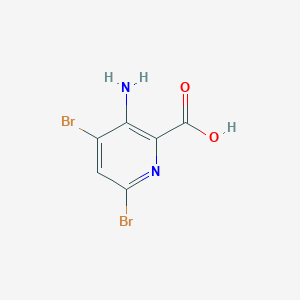 B1503881 3-Amino-4,6-dibromo-pyridine-2-carboxylic acid CAS No. 1073182-93-0