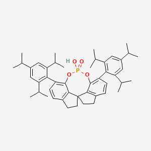 (11aR)-10,11,12,13-Tetrahydro-5-hydroxy-3,7-bis[2,4,6-trisisopropylphenyl]-5-oxide-diindeno[7,1-de:1',7'-fg][1,3,2]dioxaphosphocin