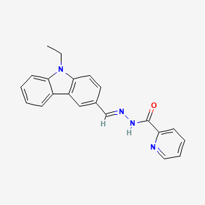 N'-[(E)-(9-ethyl-9H-carbazol-3-yl)methylidene]pyridine-2-carbohydrazide