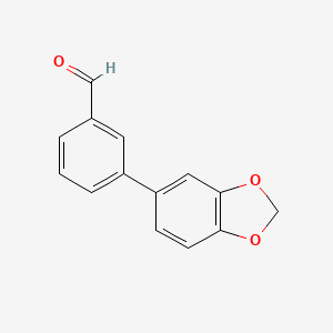 molecular formula C14H10O3 B1503888 3-(Benzo[1,3]dioxol-5-yl)benzaldehyde CAS No. 1181320-63-7