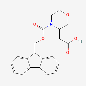 4-Fmoc-3-carboxymethyl-morpholine