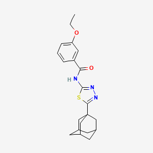 N-[5-(Adamantan-1-YL)-1,3,4-thiadiazol-2-YL]-3-ethoxybenzamide