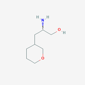 (2S)-2-Amino-3-(tetrahydro-2H-pyran-3-yl)propan-1-ol