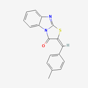 (2E)-2-(4-methylbenzylidene)[1,3]thiazolo[3,2-a]benzimidazol-3(2H)-one