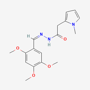 2-(1-Methyl-1H-pyrrol-2-YL)-N'-[(Z)-(2,4,5-trimethoxyphenyl)methylidene]acetohydrazide