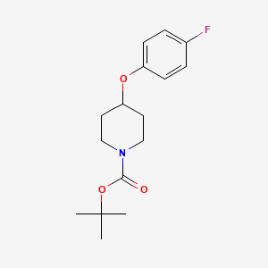 molecular formula C16H22FNO3 B1503917 Tert-butyl 4-(4-fluorophenoxy)piperidine-1-carboxylate CAS No. 333954-85-1