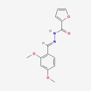 N'-[(E)-(2,4-dimethoxyphenyl)methylidene]furan-2-carbohydrazide