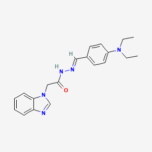 2-(1H-benzimidazol-1-yl)-N'-{(E)-[4-(diethylamino)phenyl]methylidene}acetohydrazide