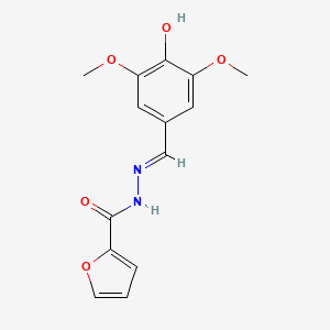 N'-[(E)-(4-hydroxy-3,5-dimethoxyphenyl)methylidene]furan-2-carbohydrazide