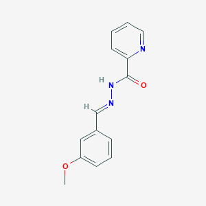 N'-[(E)-(3-methoxyphenyl)methylidene]pyridine-2-carbohydrazide