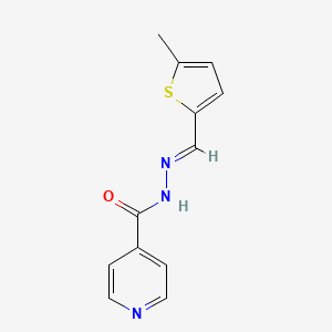 N'-[(5-methyl-2-thienyl)methylene]isonicotinohydrazide