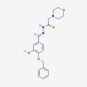 Morpholin-4-yl-acetic acid (4-benzyloxy-3-methoxy-benzylidene)-hydrazide