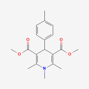 Dimethyl 1,2,6-trimethyl-4-(4-methylphenyl)-1,4-dihydropyridine-3,5-dicarboxylate