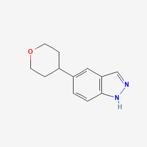 5-(Tetrahydro-pyran-4-YL)-1H-indazole