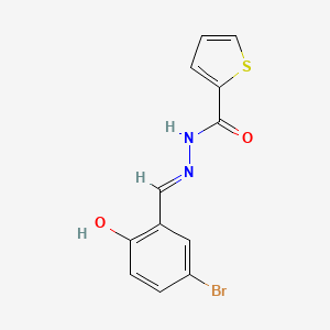 N'-(5-bromo-2-hydroxybenzylidene)-2-thiophenecarbohydrazide