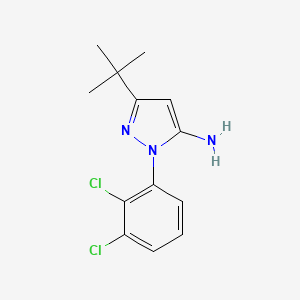 3-(tert-Butyl)-1-(2,3-dichlorophenyl)-1H-pyrazol-5-amine