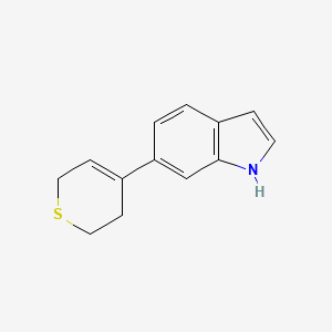 6-(3,6-Dihydro-2H-thiopyran-4-YL)-1H-indole