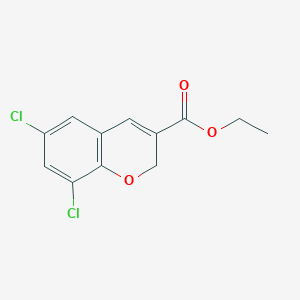 molecular formula C12H10Cl2O3 B1503976 6,8-Dichloro-2H-chromene-3-carboxylic acid ethyl ester CAS No. 885270-99-5