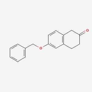 molecular formula C17H16O2 B1503977 6-(Benzyloxy)-3,4-dihydronaphthalen-2(1H)-one CAS No. 885280-42-2