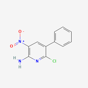 6-Chloro-3-nitro-5-phenyl-pyridin-2-ylamine