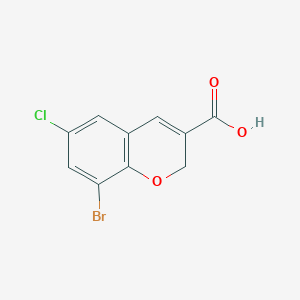 8-Bromo-6-chloro-2H-chromene-3-carboxylic acid