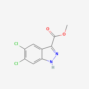 molecular formula C9H6Cl2N2O2 B1503981 Methyl 5,6-dichloro-1H-indazole-3-carboxylate CAS No. 885278-48-8