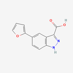 5-Furan-2-YL-1H-indazole-3-carboxylic acid
