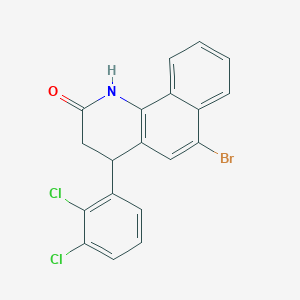 6-bromo-4-(2,3-dichlorophenyl)-3,4-dihydrobenzo[h]quinolin-2(1H)-one