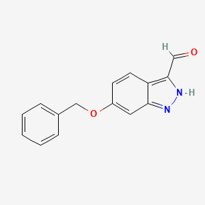 molecular formula C15H12N2O2 B1503987 6-Benzyloxy-1H-indazole-3-carbaldehyde CAS No. 885271-39-6