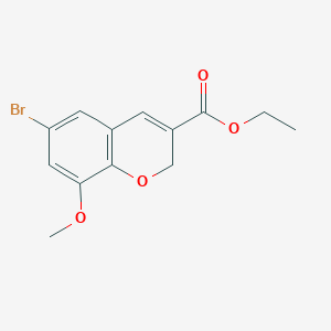 6-Bromo-8-methoxy-2H-chromene-3-carboxylic acid ethyl ester