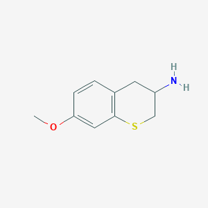 molecular formula C10H13NOS B1503996 7-Methoxy-thiochroman-3-ylamine CAS No. 885270-56-4