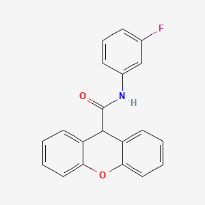 N-(3-fluorophenyl)-9H-xanthene-9-carboxamide