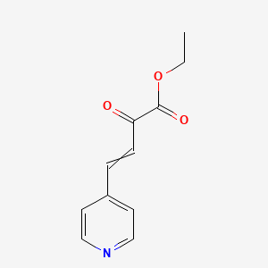 Ethyl 2-oxo-4-(pyridin-4-yl)but-3-enoate