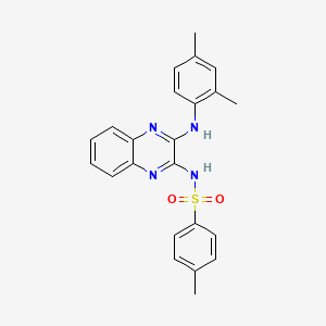 N-{3-[(2,4-dimethylphenyl)amino]quinoxalin-2-yl}-4-methylbenzenesulfonamide