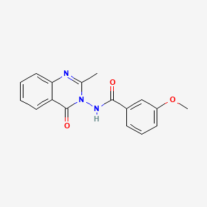 3-methoxy-N-(2-methyl-4-oxoquinazolin-3(4H)-yl)benzamide