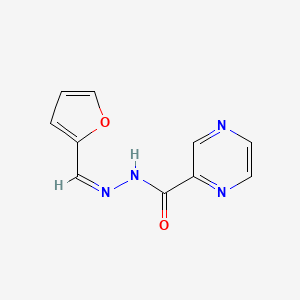 N'-[(Z)-furan-2-ylmethylidene]pyrazine-2-carbohydrazide