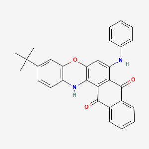 3-tert-butyl-7-(phenylamino)-8H-naphtho[2,3-a]phenoxazine-8,13(14H)-dione