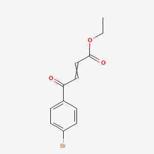 molecular formula C12H11BrO3 B1504050 Ethyl 4-(4-bromophenyl)-4-oxobut-2-enoate CAS No. 35338-15-9