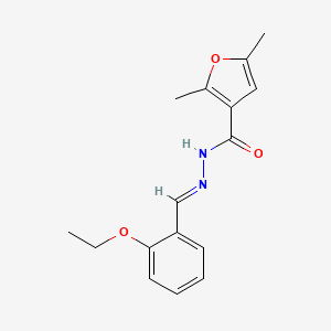 N'-[(E)-(2-ethoxyphenyl)methylidene]-2,5-dimethylfuran-3-carbohydrazide