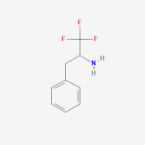 molecular formula C9H10F3N B150407 1,1,1-三氟-3-苯基丙烷-2-胺 CAS No. 137624-19-2