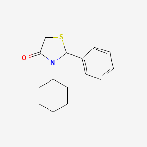 3-Cyclohexyl-2-phenyl-1,3-thiazolidin-4-one