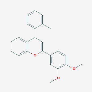 2-(3,4-dimethoxyphenyl)-4-(2-methylphenyl)-4H-chromene