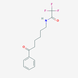 molecular formula C14H16F3NO2 B1504087 2,2,2-trifluoro-N-(6-oxo-6-phenylhexyl)acetamide CAS No. 39510-50-4