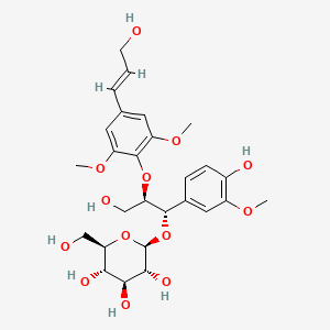 molecular formula C27H36O13 B1504091 erythro-Guaiacylglycerol beta-sinapyl ether 7-O-glucoside 
