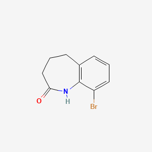 molecular formula C10H10BrNO B1504092 9-bromo-4,5-dihydro-1H-benzo[b]azepin-2(3H)-one CAS No. 1269293-40-4