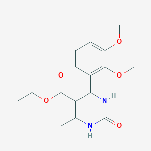 molecular formula C17H22N2O5 B15040920 Propan-2-yl 4-(2,3-dimethoxyphenyl)-6-methyl-2-oxo-1,2,3,4-tetrahydropyrimidine-5-carboxylate 